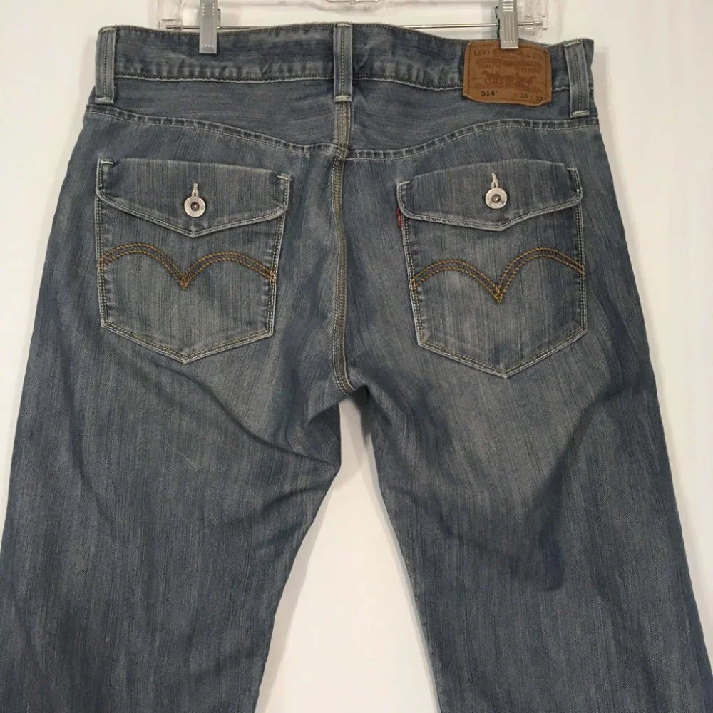 Levi's‎ Mens 514 Slim Straight Denim Jeans, 36 x 32
